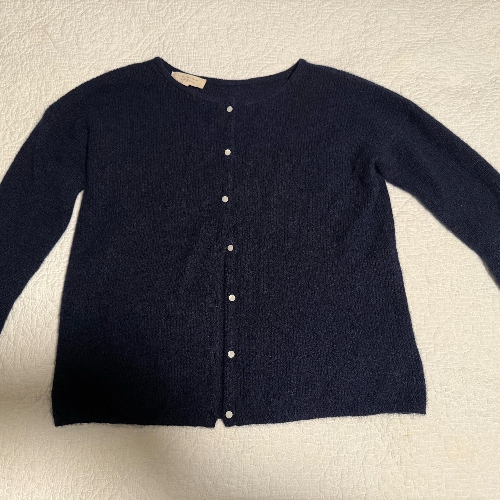 Sezane, Gaspard Cardigan, Navy, Sz S, Never Worn